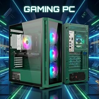 STGsivir PC Gamer Fixe,Ordinateur Gaming,GeForce RTX 3050 6GB GDDR6,Core i7 up to 3.9Ghz,16Go,1To SSD,WiFi 6,BT5.0,Ventilateur RGB x3,Windows11 Pro