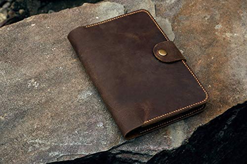 Miniatura 5 de Personalized leather cover with pen holder custom leather cover for large moleskine volant cahier journal notebook MA505NC1