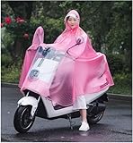 RESTEZ AU SEC : Poncho de pluie double face amovible en PVC avec couvercle de lentille transparent. Que vous dévaliez les pistes ou que vous fassiez du vélo, notre poncho de pluie unisexe pour adulte vous gardera au sec. La capuche est livrée avec un cordon de serrage pour bien protéger votre visage.