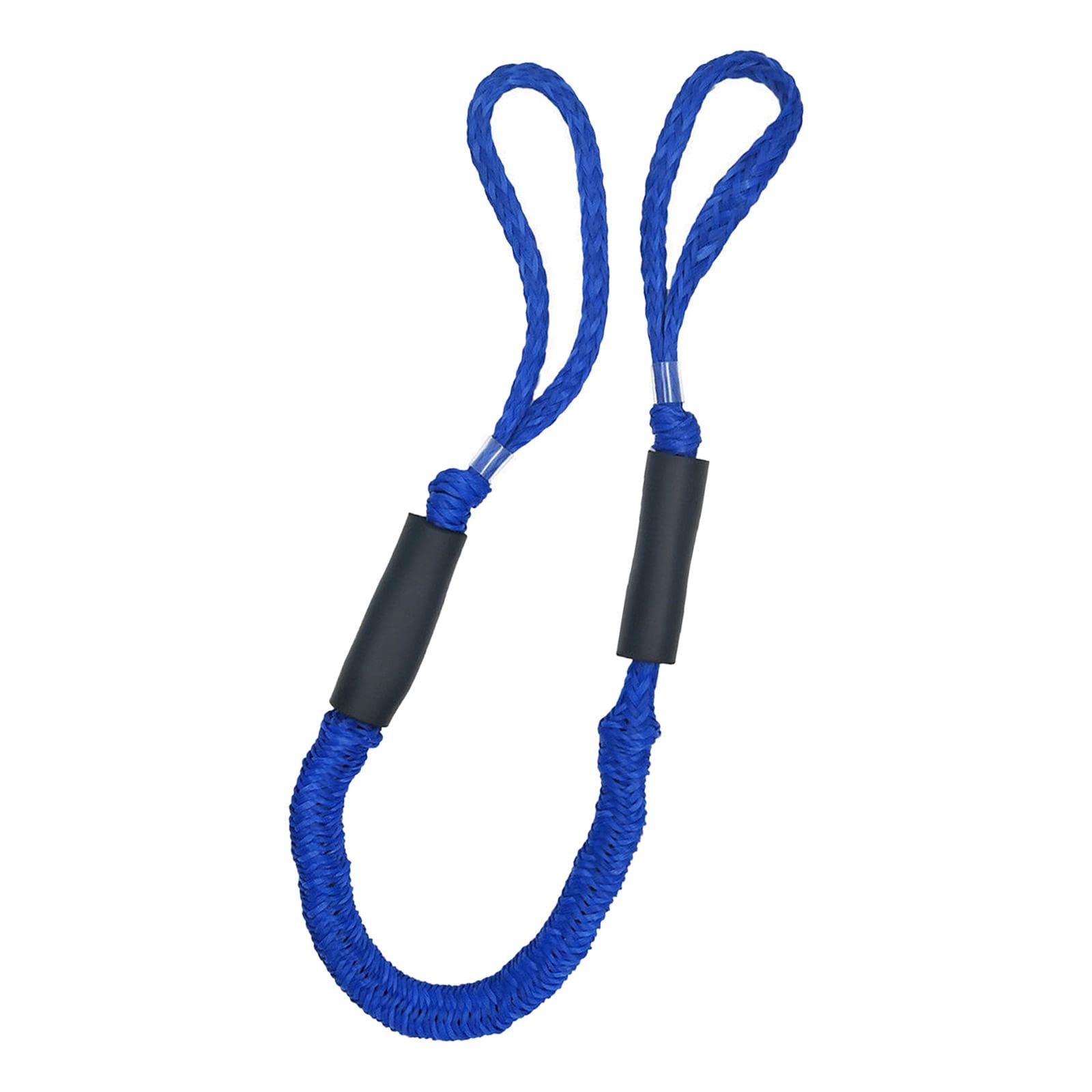 Jfgctyhxy Blu Bungee Dock Line Stretchable Mooring Rope Boat Anchor(Blu)