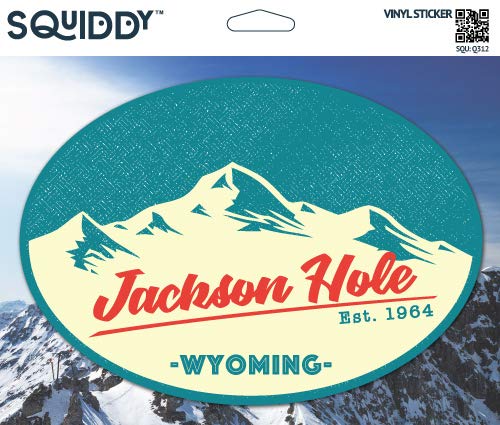 Jackson Hole Wyoming Vinyl Sticker Decal, 5 inch