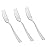 N9R 50PCS Silver Plastic Forks, Solid, Durable and Heavy Duty Disposable Silverware Forks, Perfect Plastic Utensils for Party, Wedding and Daily Use