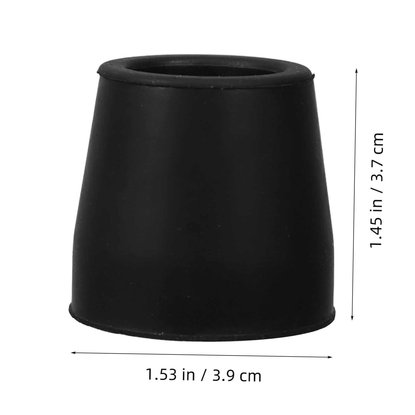 IWOWHERO 4 Pack Walker Foot Pad Anti-Slip Rubber Cap Covers for Furniture Chair Leg Tips