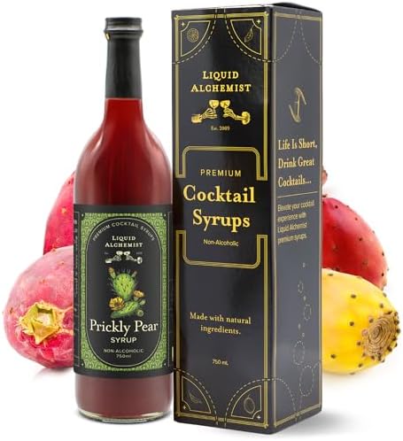 Liquid Alchemist Prickly Pear Syrup for Drinks, Made with Real Ingredients