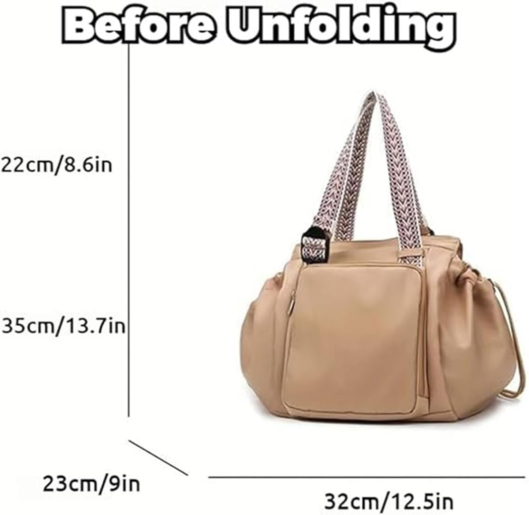 Borsa tote essenziale, borsa organizer da viaggio, borsa a mano di grande capacità, come tracolla e zaino