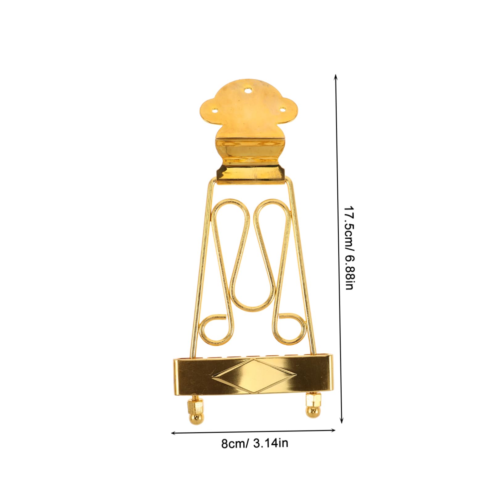 VICASKY 6-string Pull-up Board for Electric Guitars Jazz Music Accessory Guitar Tailpiece Replacement Part