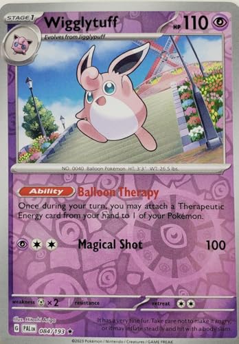 Pokemon Wigglytuff 084/193 - Paldea Evolved - Lámina inversa - Tarjeta individual