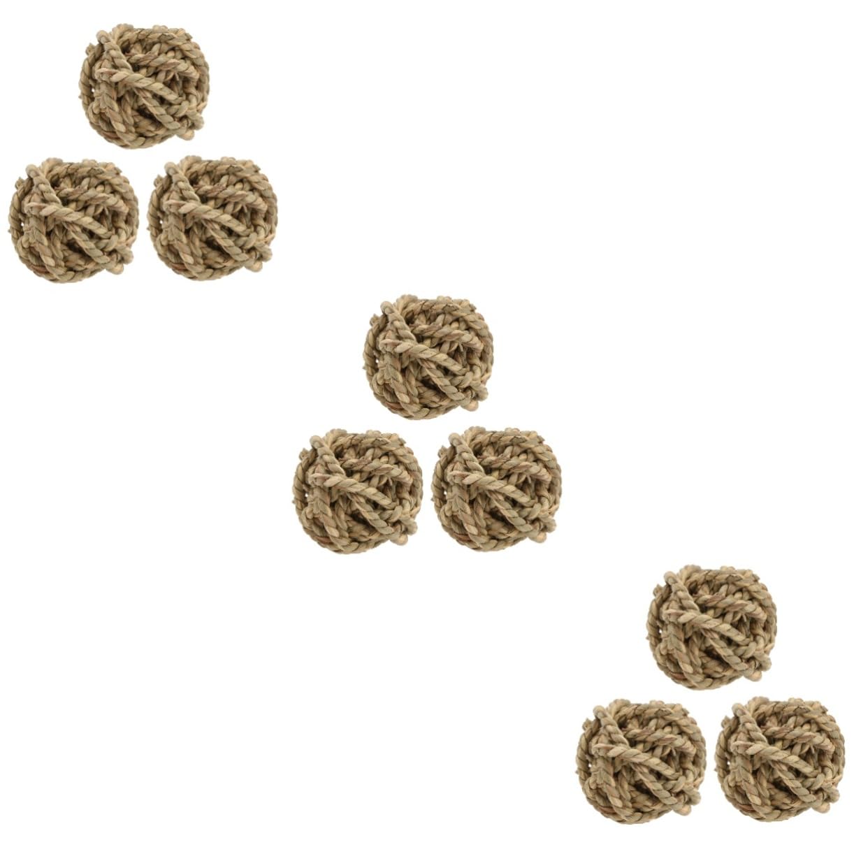 Beavorty Giochi Per Conigli 9 Pz Giocattoli Palla Di Vimini