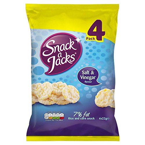 Snack a Jacks Salt & Vinegar - 4 x 22g