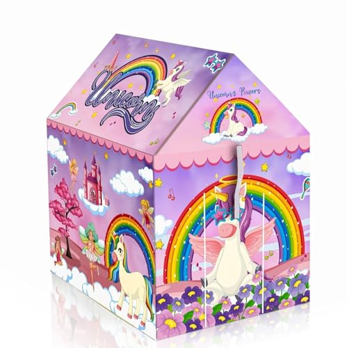 Image of Colorfull and Light Weight Children Play Tent House for 3 to 10 Years Old Kids Girls and Boys Light Weight and Foldable Children Toys,Indoor and Outdoor Kid Tent House