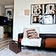 ROCKING GIFTS Zeitschriftenst‰nder aus Kunstleder, faltbar, braun, mit Griffen aus Kunstleder f¸r Aufbewahrung Wohnzimmer und Sofa, 40 cm