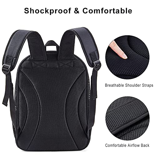 COVAX Mesh Backpack for School, Heavy Duty Mesh Bookbag, Semi-Transparent Back Pack for Beach, Swimming, Sports, Work, Travel3