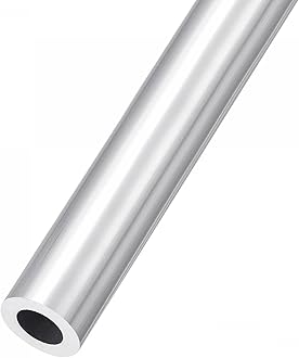 sourcing map 6063 Aluminum Tube (20mm OD x 12mm ID x 300mm L), Aluminum Round Tubing - for Home Furnishing, Machinery, DIY Handicraft