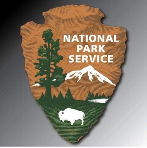 Image of Pack of 6-2 inch Stickers -National Park Service Arrow Head Sticker