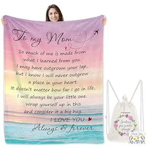 Giftsformomfromdaughterorsontomymomblanketthoughtfulmothersdayorbirthdaygiftcozypresentformothermamaormommywarmandsoftblanket50x60inches Urban Country Home Decor Gifts for mom from daughter or sonto my mom blanket thoughtful mothers day or birthday gift cozy present for mother mama or mommy warm and soft blanket 50×60 inches urban country home decor