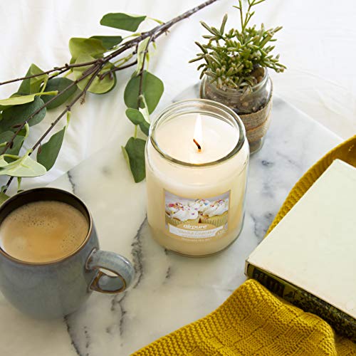 AIRPURE Large Candle Scented, Vanilla Cupcake Fragrance, 18oz Jar, 120 Hour Ornamental Candles, Fill The Room with a Warm and Homey Fragrance, for The Bedroom, Bathroom, Family Room of Office - Image 5