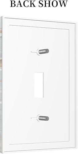 Vista 140 de Cubiertas decorativas de salida de estrella de mar playera, tablero de madera azul de concha de mar de 1 banda, decoración individual GFCI, placa