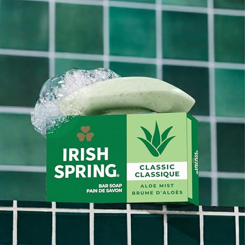 Image of Irish Spring Aloe Vera Moisturizing Bar Soap, 44.4 Oz