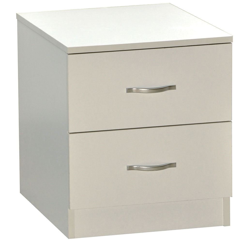 Vida Designs Black Bedside Drawer, Bedside 1 Drawer, Bedside