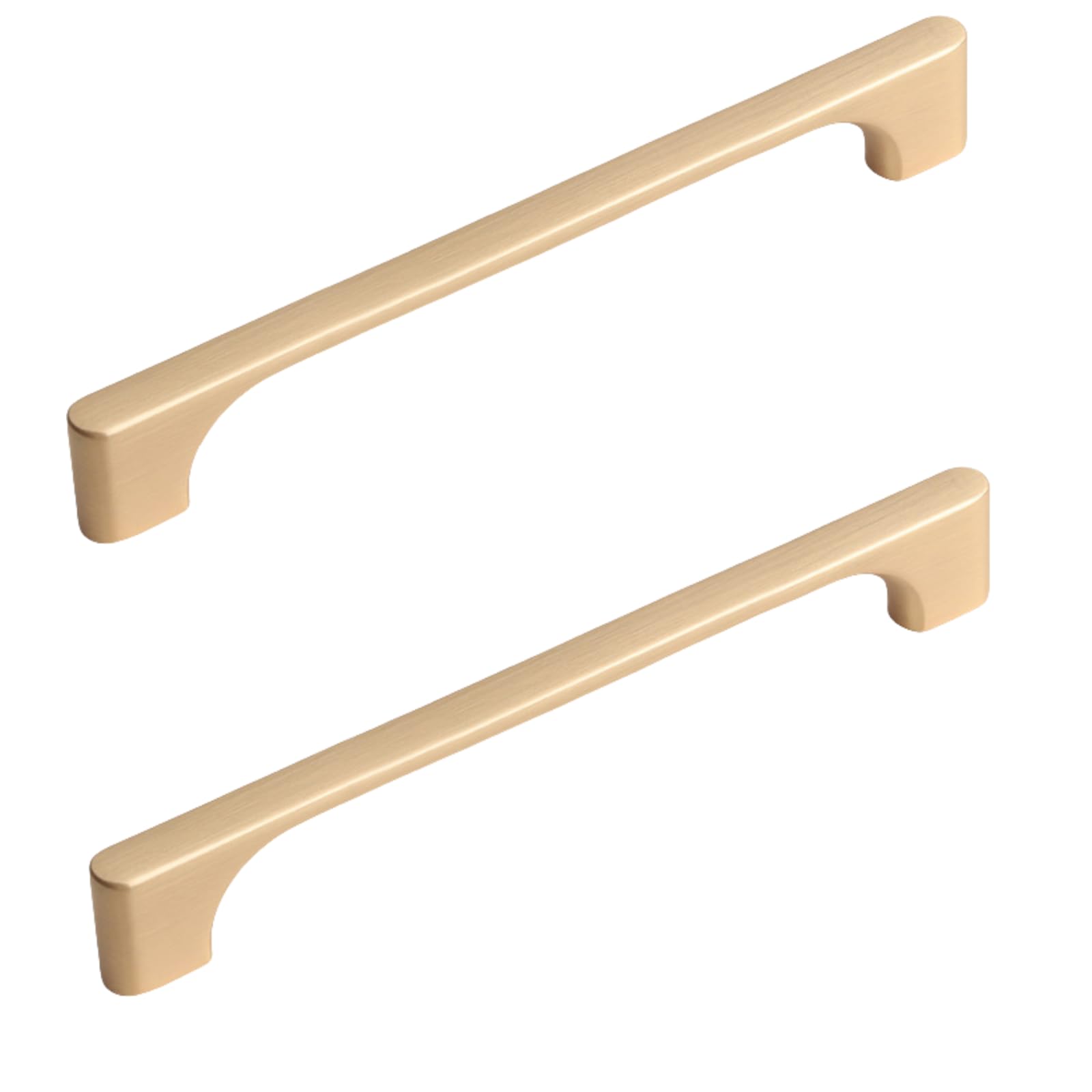 NLQCSXWEP Zinc Alloy Cabinet Bow Handle, Zinc Alloy Cabinet Door Wardrobe Drawer Handles Pack of 2 Multicolor Multiple Sizes(Copper Wire Drawing,160mm)