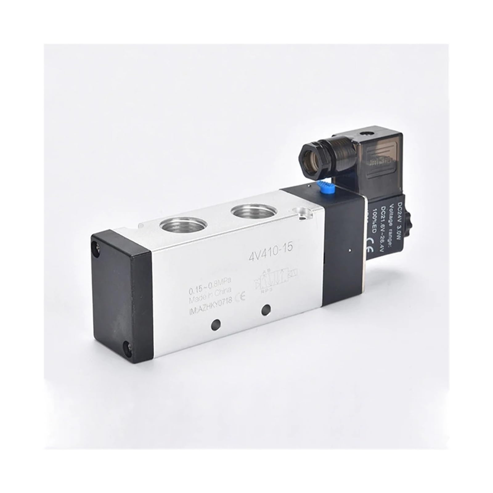 1 szt. Elektrozawór elektromagnetyczny pneumatyczny 5-drożny, 2-pozycyjny zawór elektromagnetyczny 4V210-08 4V310-10 12 V 24 V 220V Elektrozawór pneumatyczny (AC380)
