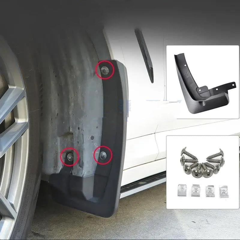Evita salpicaduras en tu coche con guardabarros para X3 G01 2018 a 2021 6