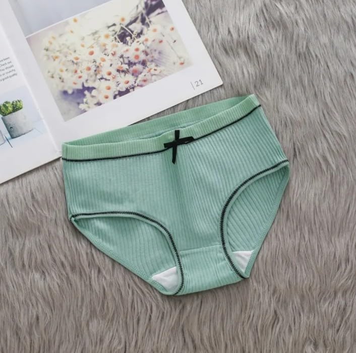 Image of Women Cotton Hipster Panty Combo | Soft Stretchable Breathable Underwear | Mid Waist Comfortable Ladies Briefs
