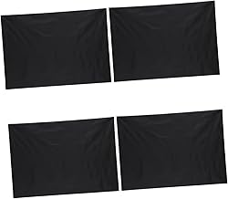 Garneck 4 Unidades De Cortina Blackout De Janela Cortina Blackout Forro De Cortina Térmica Persianas Blackout Para Janelas Cortina De Porta Cortinas Escurecidas Viagem Poliéster