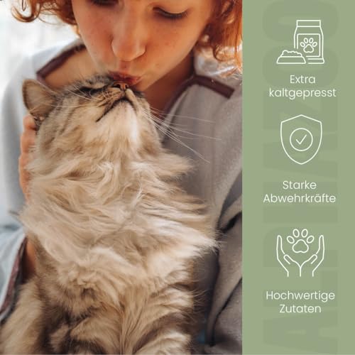 alphazoo Premium Nachtkerzenöl für Katzen 100 ml – Natürliches, kaltgepresstes Futteröl mit Omega‑6 & Omega‑9 – Unterstützt Haut & Fell – Deutsche Premium‑Qualität