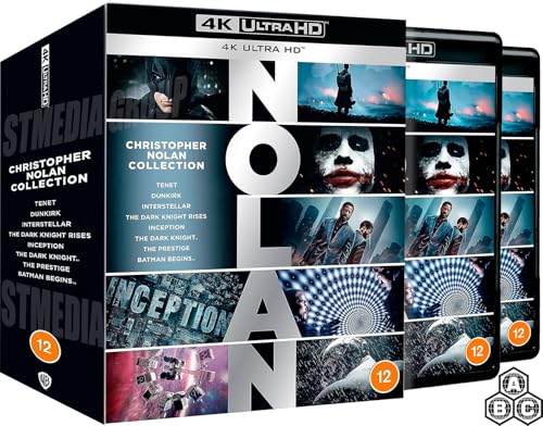 Image of Christopher Nolan: 8-Film Collection (Bonus Features Included) [4K UHD + Blu-ray] [Region Free]