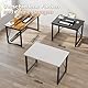 JUMMICO Schreibtisch 120 x 50 x 75 cm, Kleiner Tisch Computertisch Bürotisch für Arbeitszimmer, Computertisch Klein für Home, Office, Braun