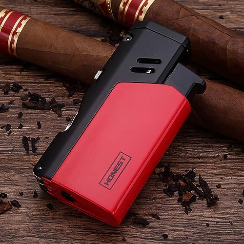 Encendedor Jet Torch recargable con llama ajustable miniatura 6