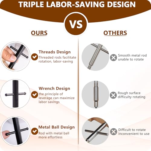 Image of 4 Way Hat Stretcher, Hat Stretcher for Fitted Hats, Hats Extender Widener Shaper with Lever Wrench for Men All Kind of Caps