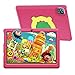 Tablet per Bambini 10 Pollici, HotLight Kids Tablet con Controllo Genitori, 32GB ROM+128GB SD Expansion, Kidoz Preinstallato, 6000 mAh, WiFi, Tipo C, Tablet Educativo con Custodia Protettiva (Rosa)