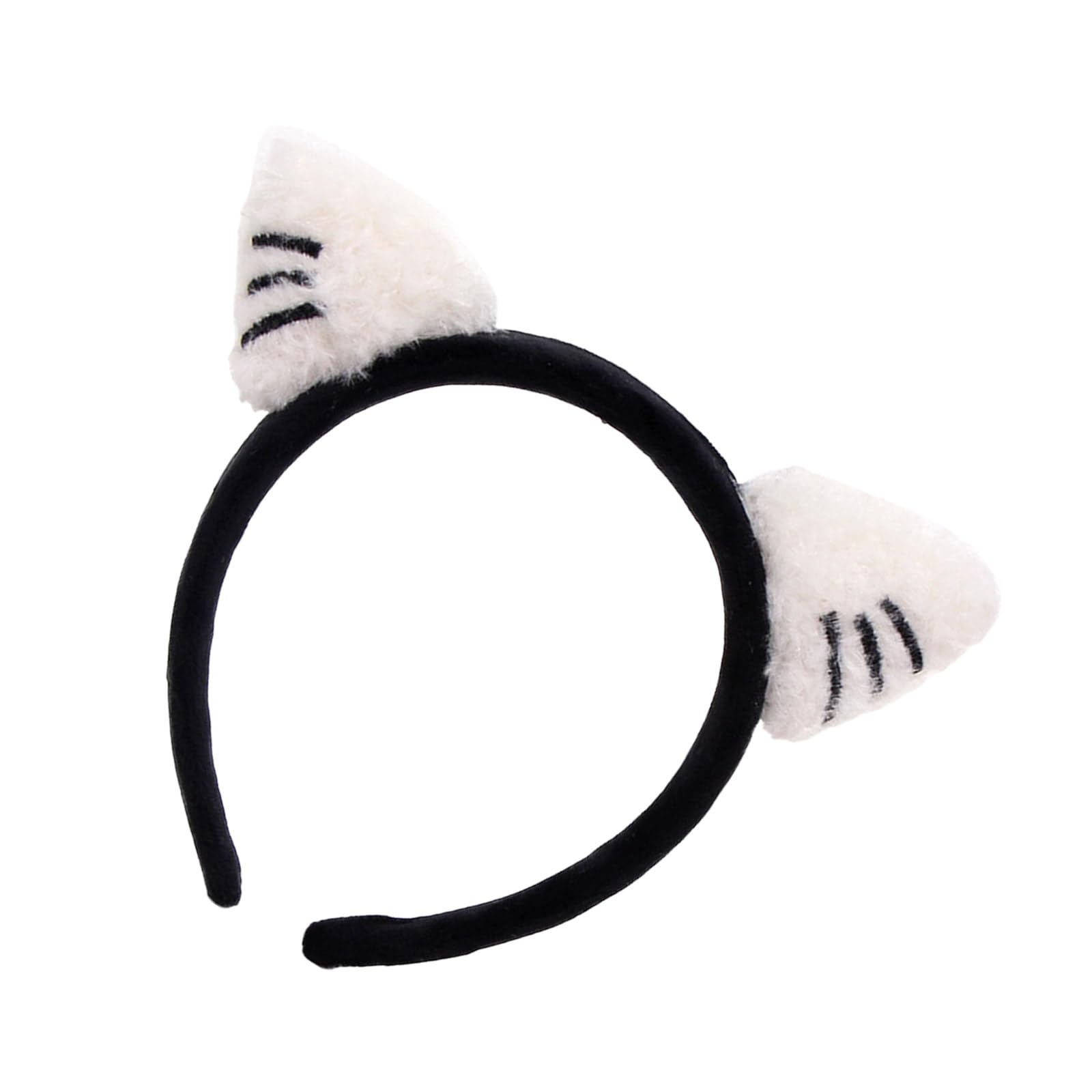 MICFENY Adjustable Cats Ear Hairband Breathable Cloth Headbands Fashion Cosplay Animal Ear Headgear for Adults