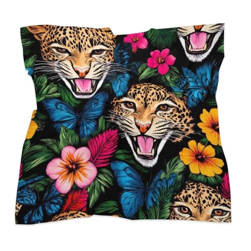 Womens Breathable Hair Bandana, Comfortable Kerchief, Washable Square Head Scarf3