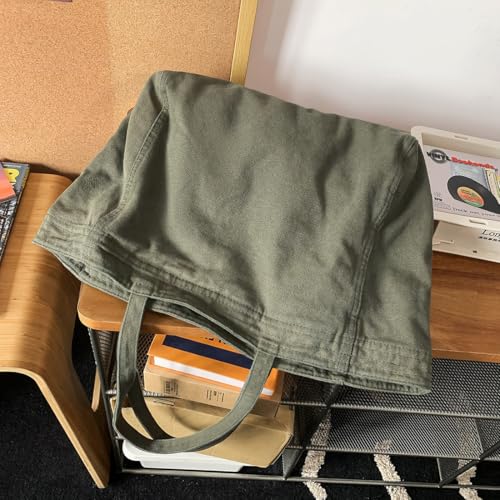 Bolso Tote de Lona para Mujer Casual de Trabajo miniatura 3
