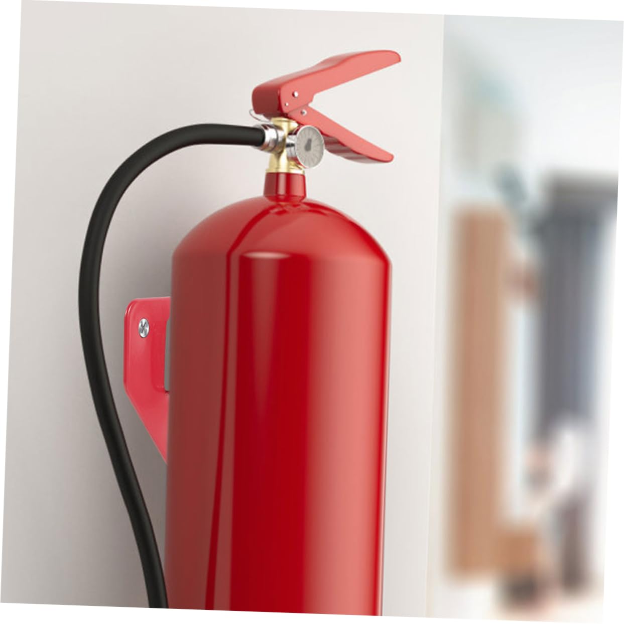 UKCOCO 48piezas Soporte De Montaje Para Extintores De Incendios Gancho De Pared Resistente De Soporte Para Fijación Segura y Ahorro De Espacio Oficinas y Hogares