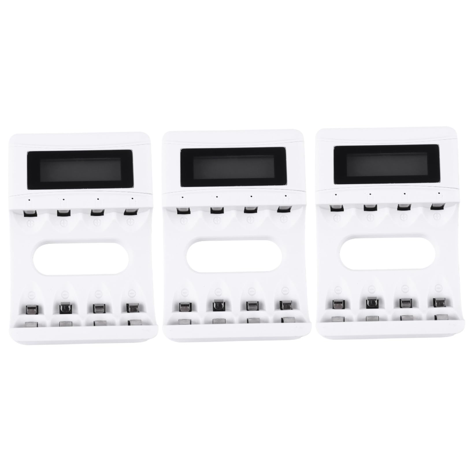 Housoutil 3 Pz caricabatterie d batterie ricaricabili banca di potere della batteria ricaricabile caricatore usb caricabatteria usb caricabatteria display lcd apparecchiature di ricarica c02