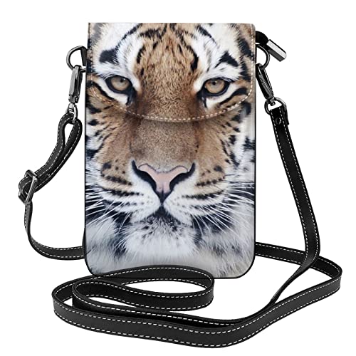 Sac à bandoulière pour espèces et porte-monnaie tigre pour femme et fille