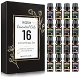 Essential Oils Set - 16 Pcs Premium Essential Oil Kit for Candle Making, Diffusers, Massages, Aromat