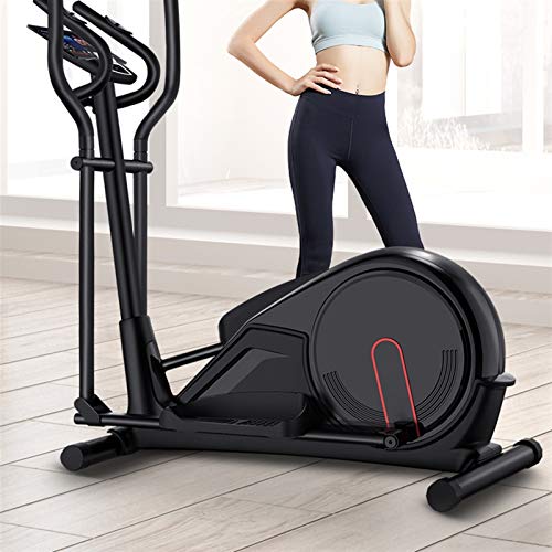 Image of Compact Elliptical Machines for Home Use with Heart Rate Monitor Magnetic Flywheel Elliptical Trainer Indoor Exercise Machine Smooth Quiet Home Gym Equipment Elliptical Cardio Machine