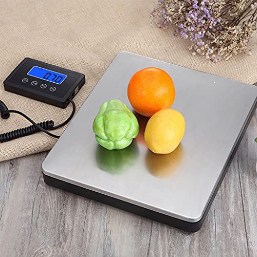 Báscula de Peso Postal 396lb/180kg Plataforma Acero Inox LCD miniatura 2