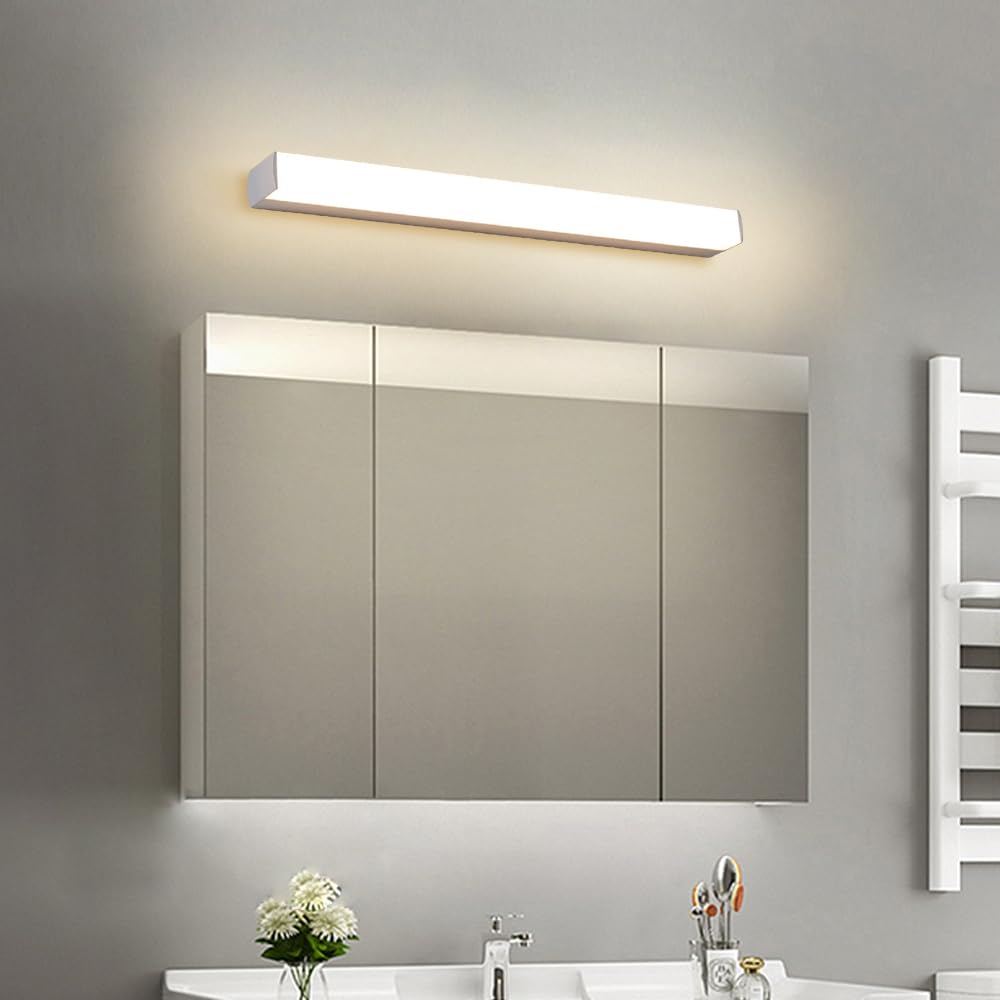 Jadssox Lampada da toeletta a LED per Bagno Lampade da Bagno su Specchio, Lampada da toeletta Moderna a 3 modalità Colore, Lampada da Bagno su armadietti a Specchio