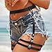 Maeaccx Leather Harness Leg Garter, Fashion Waist Belt, Chains Accessories for Women
