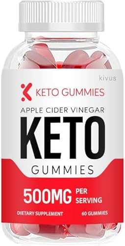 kivus Gomitas Keto - Gomitas keto de vinagre de sidra de manzana (individuales, 60 gomitas)