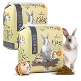 Allkokos Einstreu aus 100% Kokosfasern – Kleintiereinstreu staubfrei, geruchsbindend und sanft zu Pfoten – perfekt als Streu für Hamster, Kaninchen, Meerschweinchen UVM. (2x40 Liter)