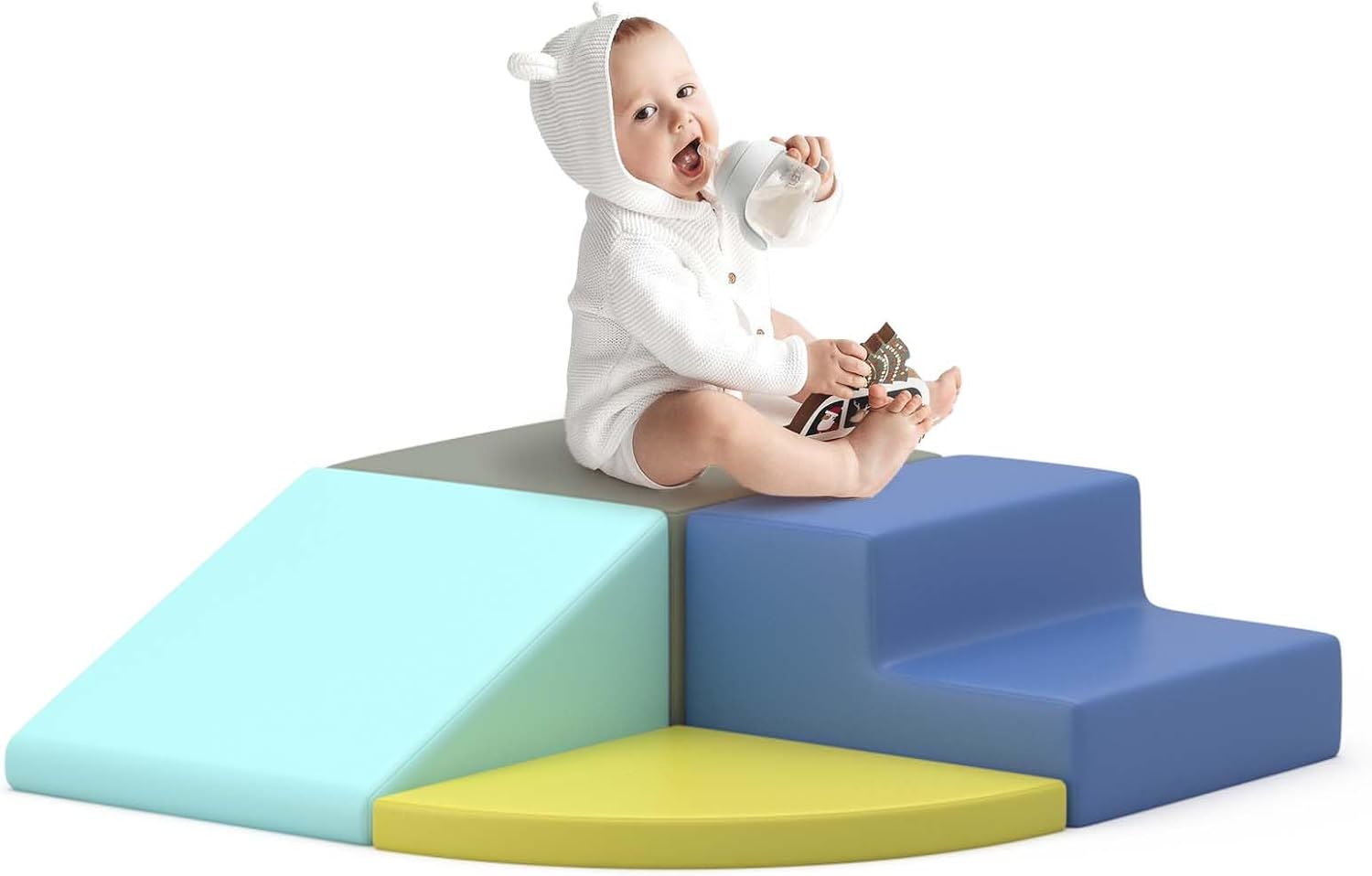 Wanmwill Foam Climbing Blocks for Toddlers, 4Piece Climbing Toys for Toddlers 13