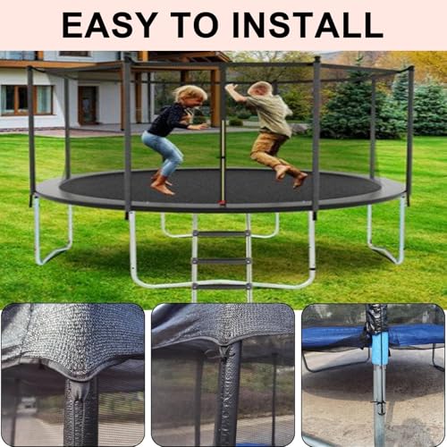 Funda parasol para trampolín con protector contra hojas y cubierta de repuesto 7