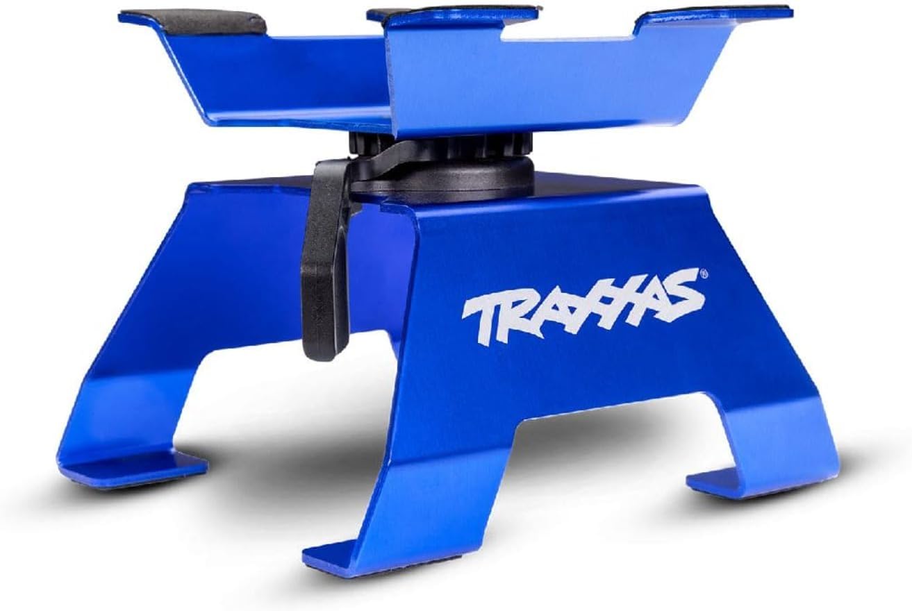 Traxxas 8796 Blue Aluminum 1/10-1/8 Scale RC Car Stand